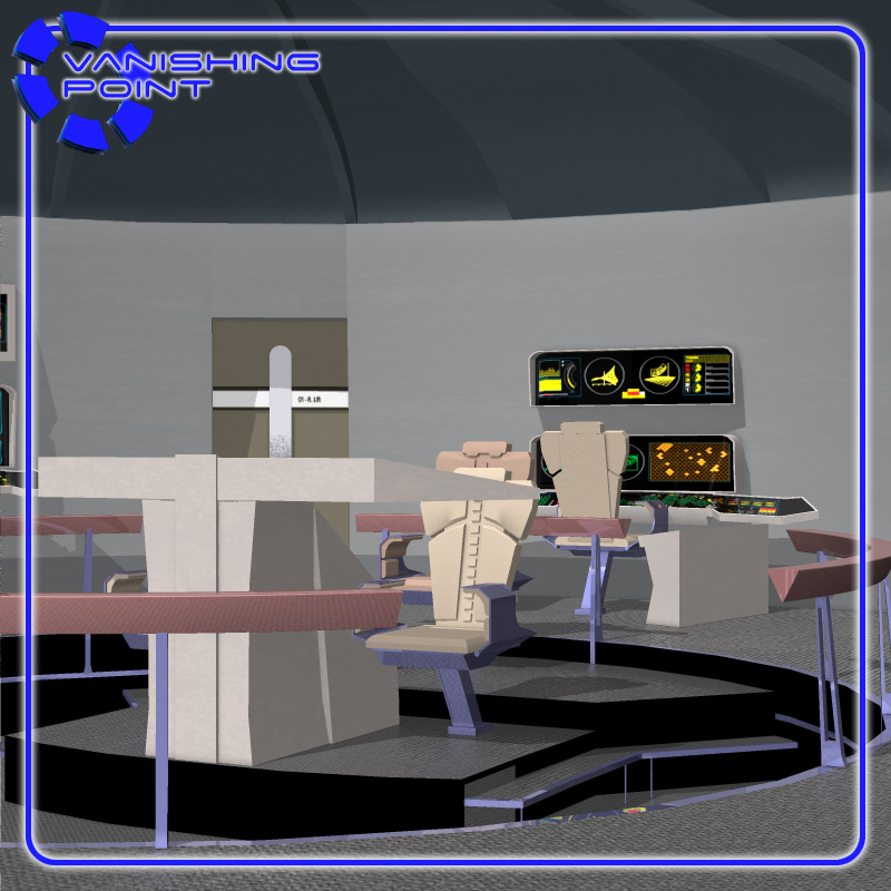Starship Bridge 9 (for Poser) by N/A
