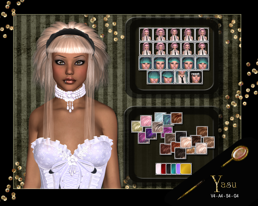 Yasu Hair for V4 by N/A