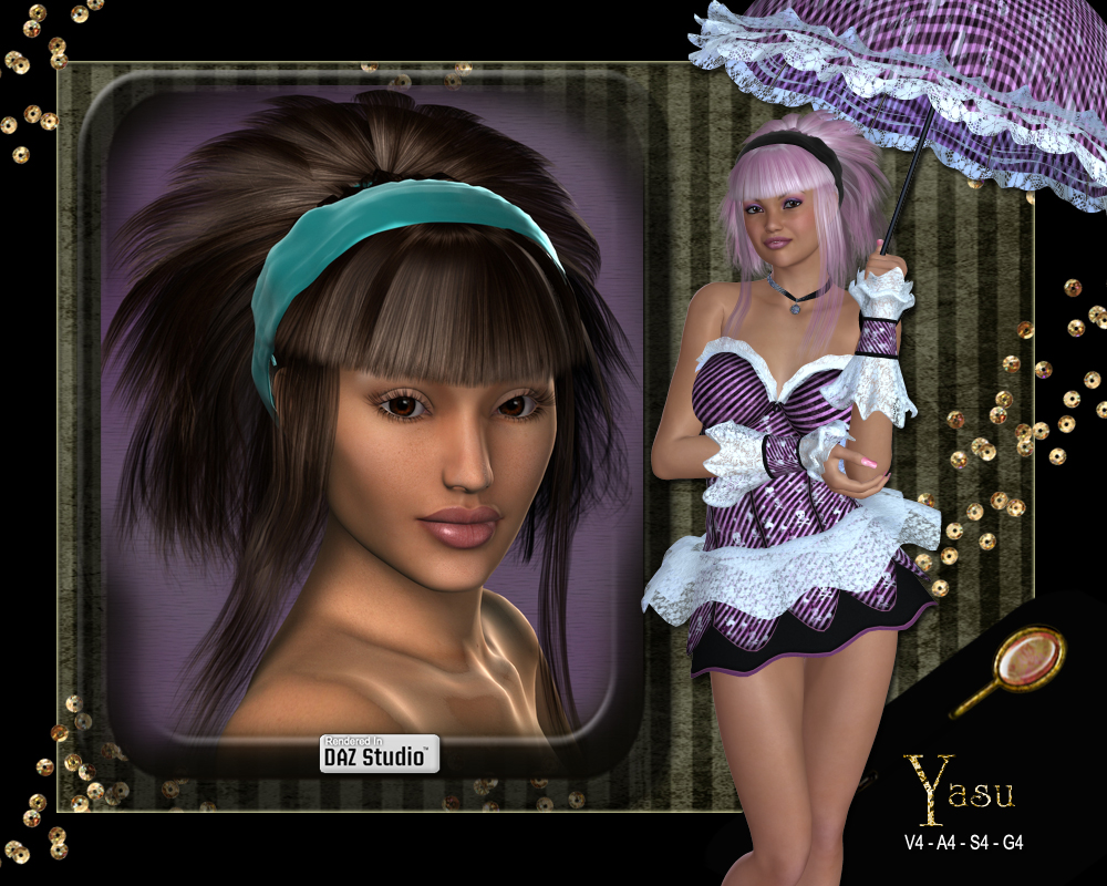 Yasu Hair for V4 by N/A