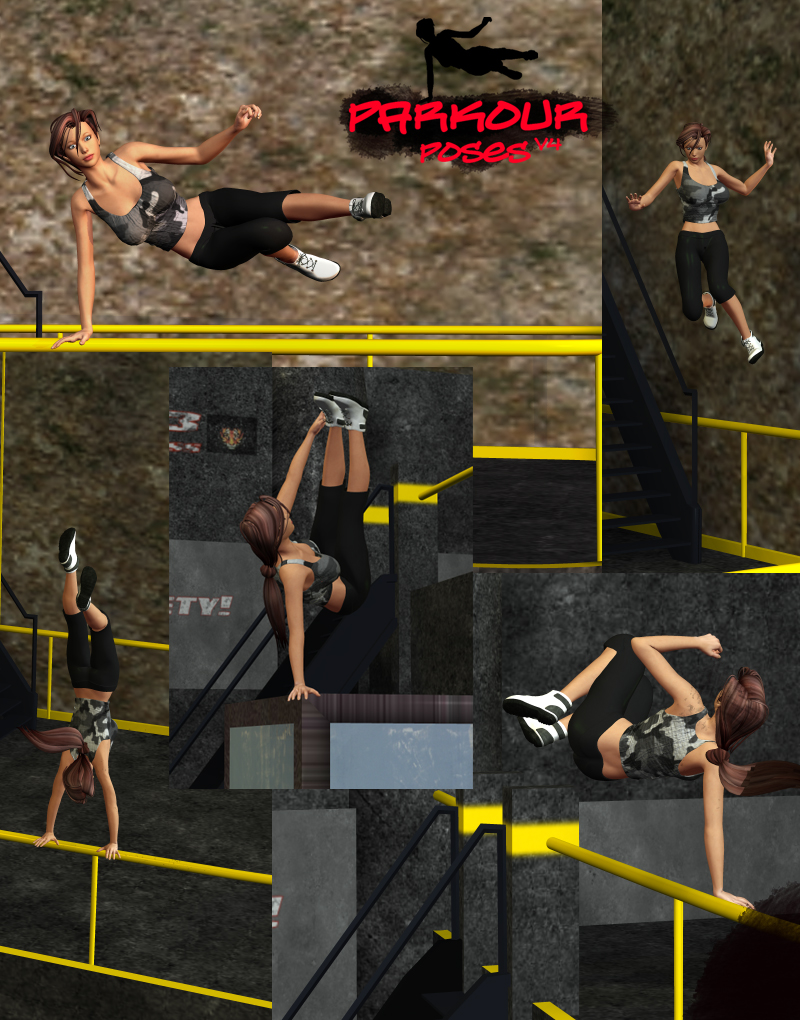 Parkour Poses V4 by N/A