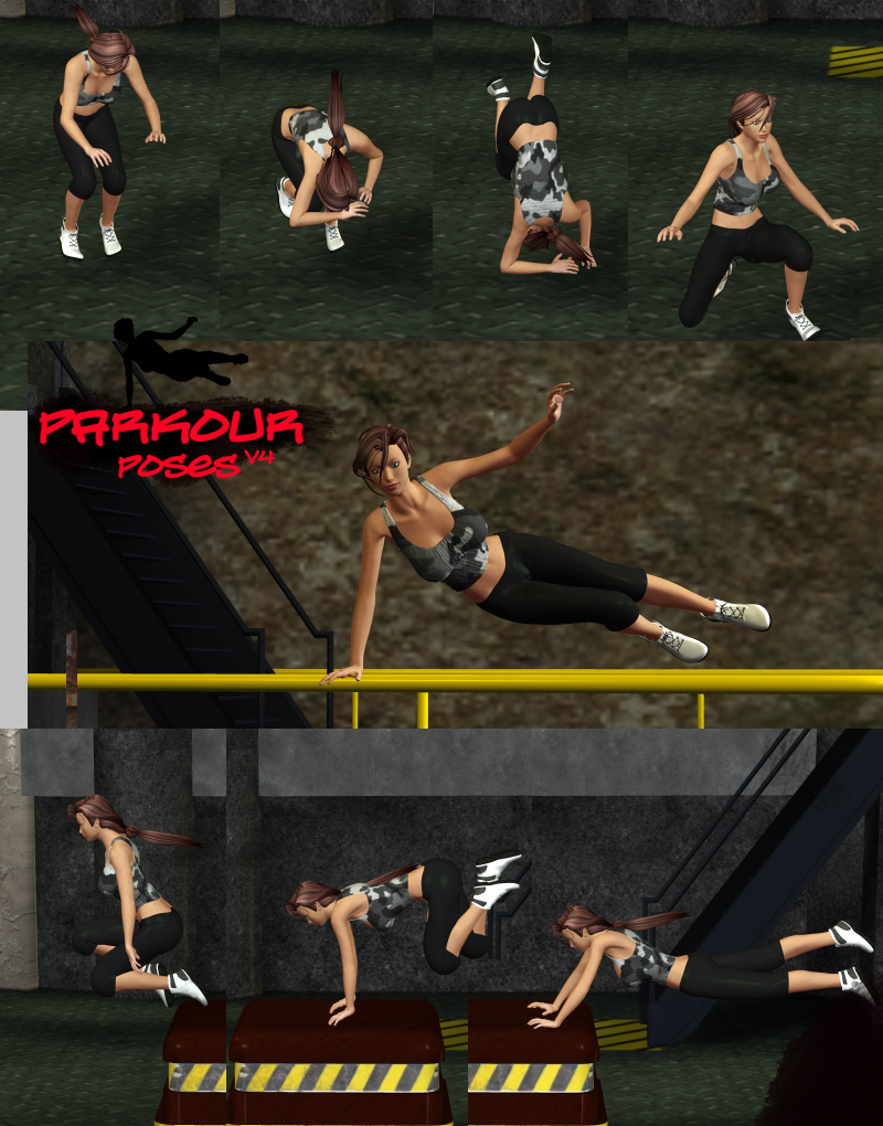 Parkour Poses V4 by N/A