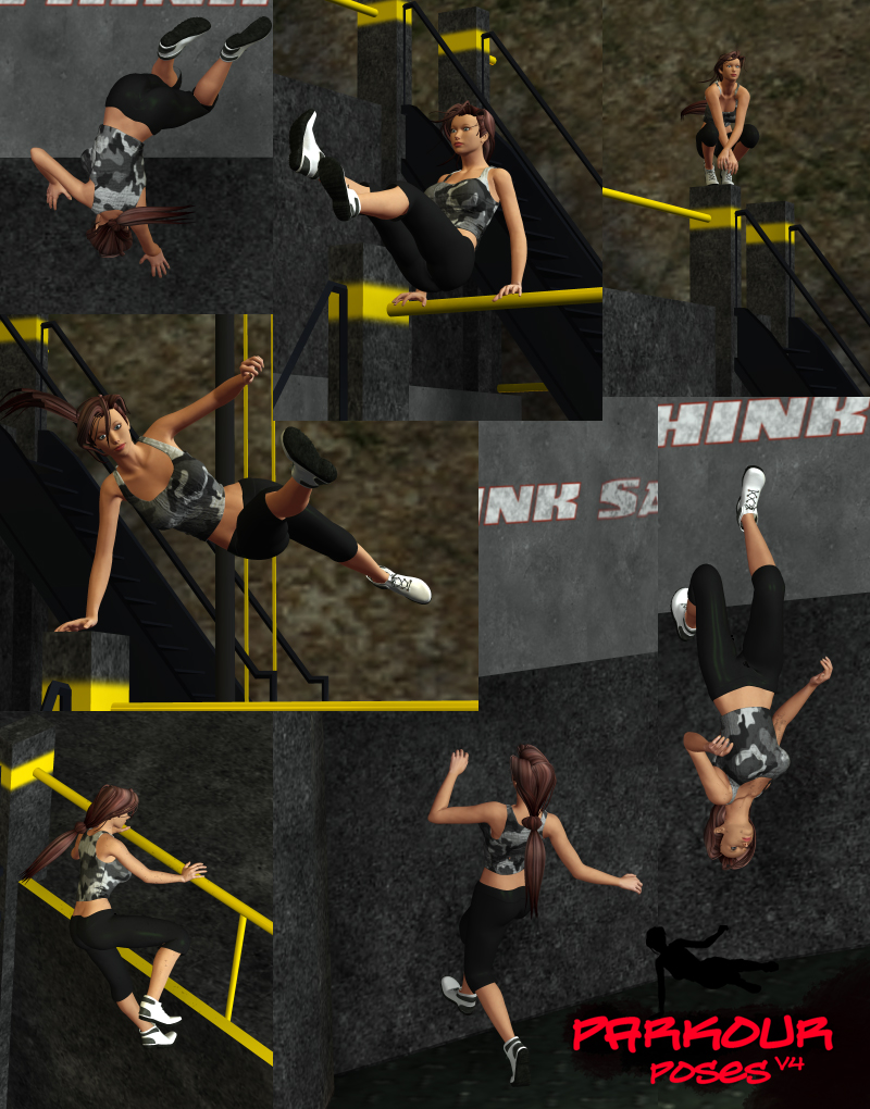Parkour Poses V4 by N/A