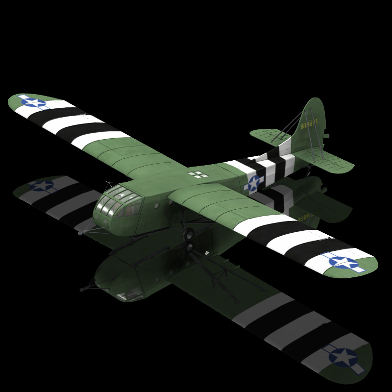US Assault Glider CG 4A Hadrian (for Poser) by N/A