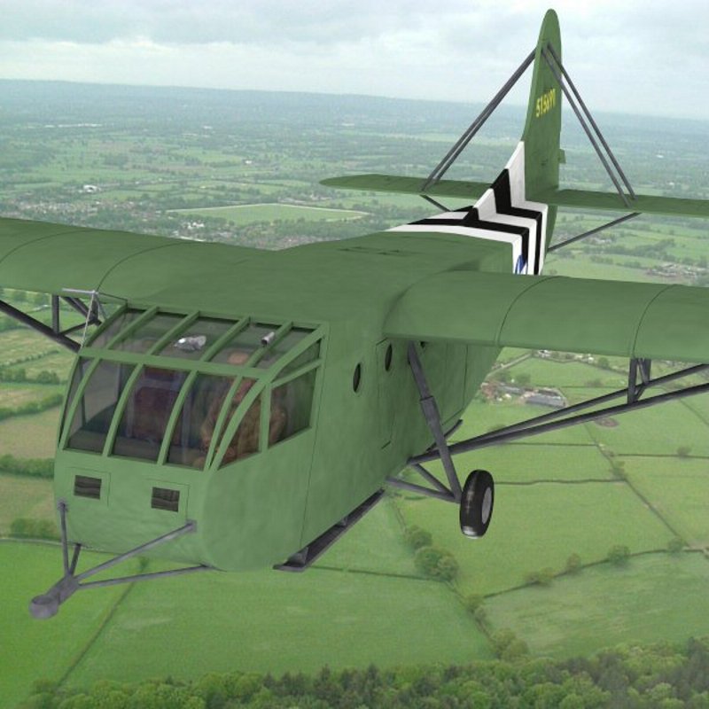 US Assault Glider CG 4A Hadrian (for Poser) by N/A