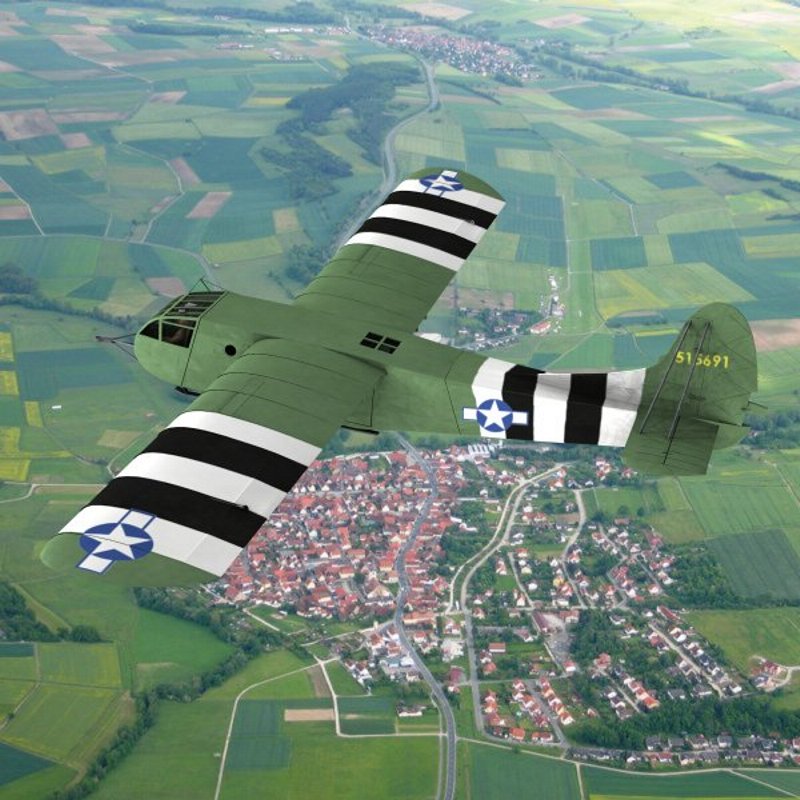 US Assault Glider CG 4A Hadrian (for Poser) by N/A