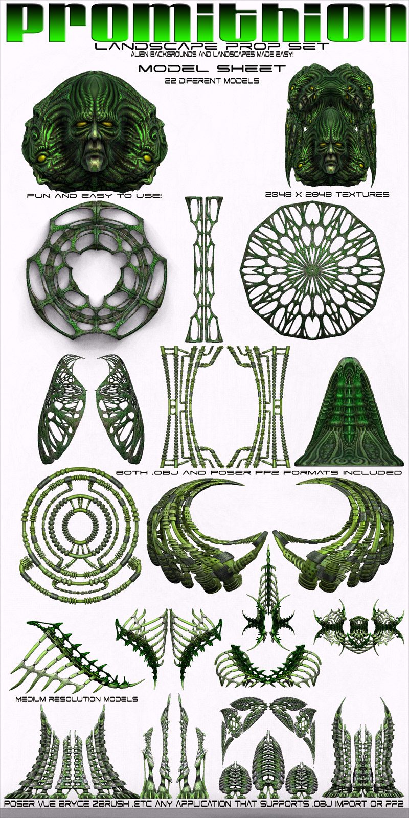 Promithion Landscape Props by N/A