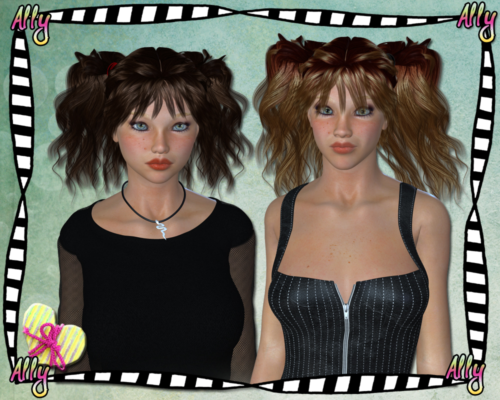 Ally Hair for V4 by N/A