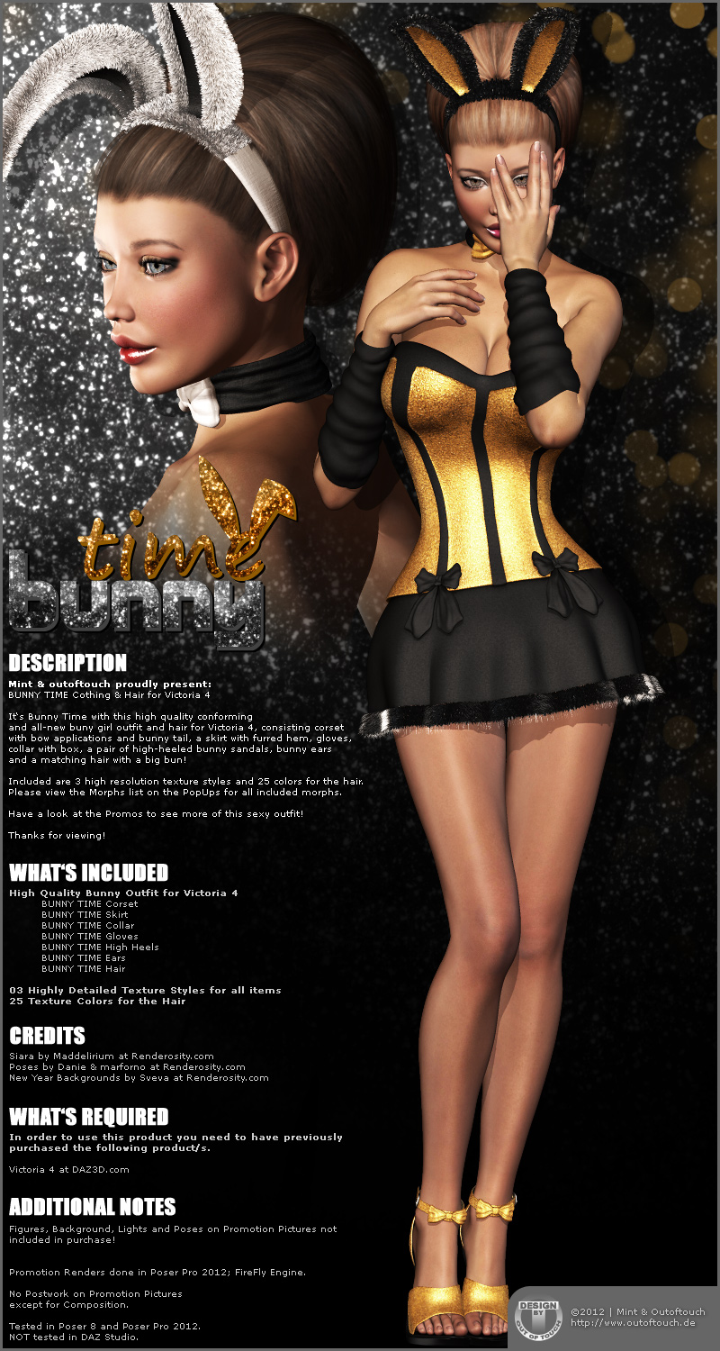 BUNNY TIME Clothing & Hair for Victoria 4 by N/A