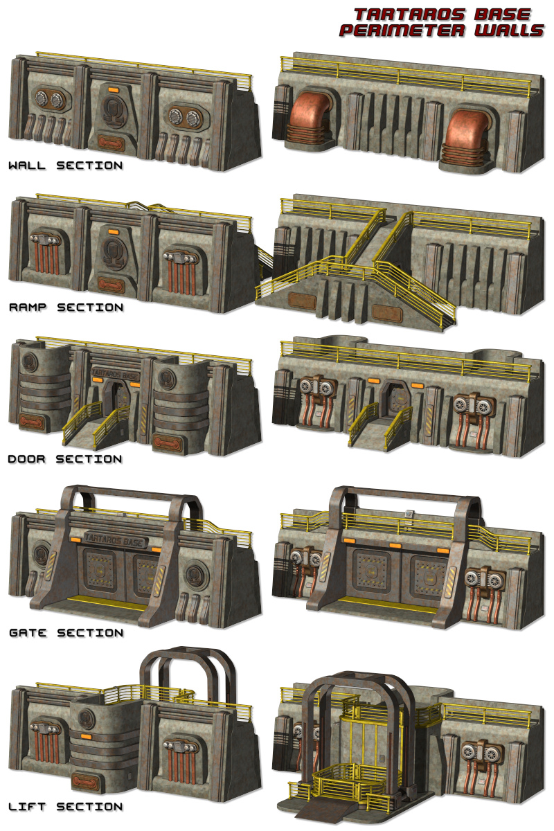 Tartaros Base Perimeter Walls by N/A