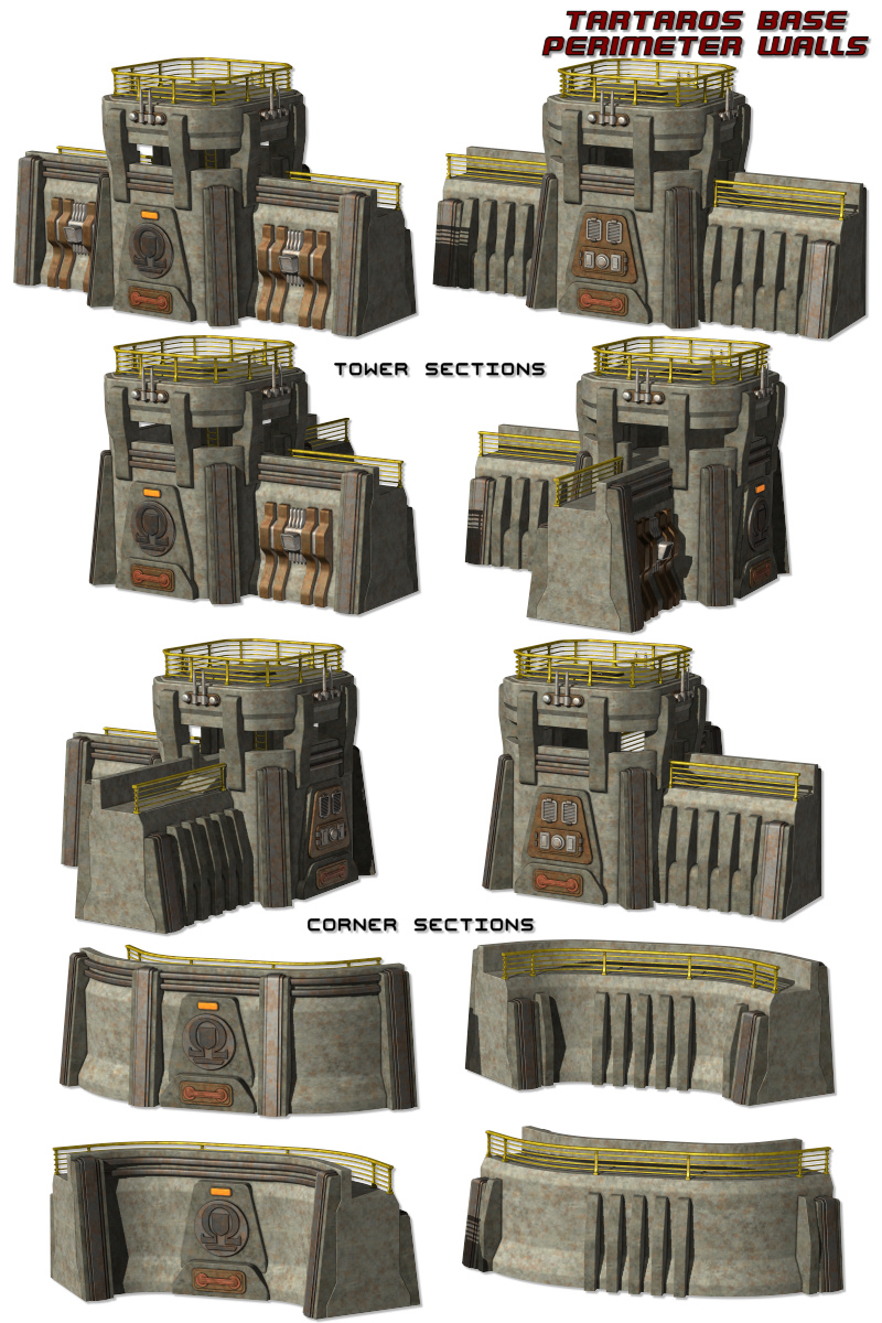 Tartaros Base Perimeter Walls by N/A