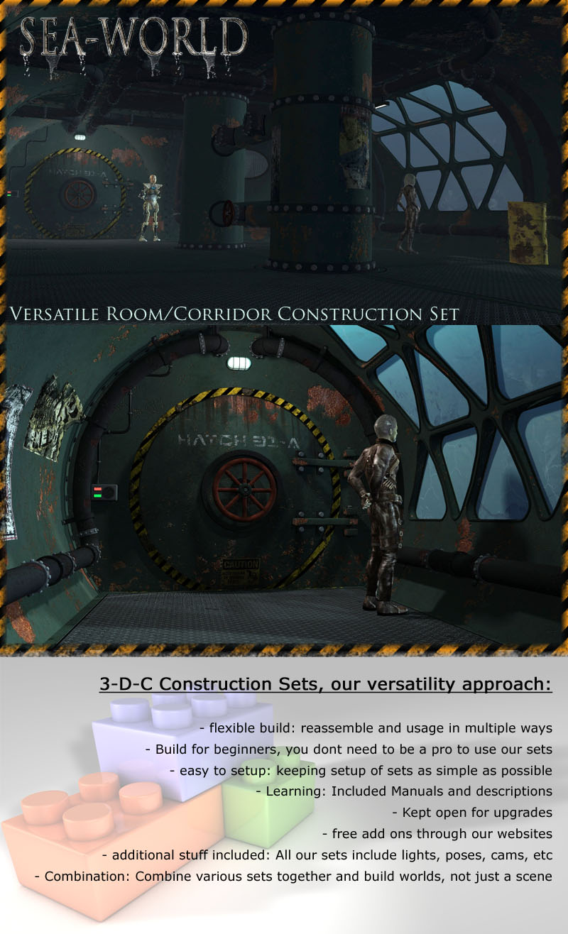 Seaworld Corridor-Room Construction Set by N/A