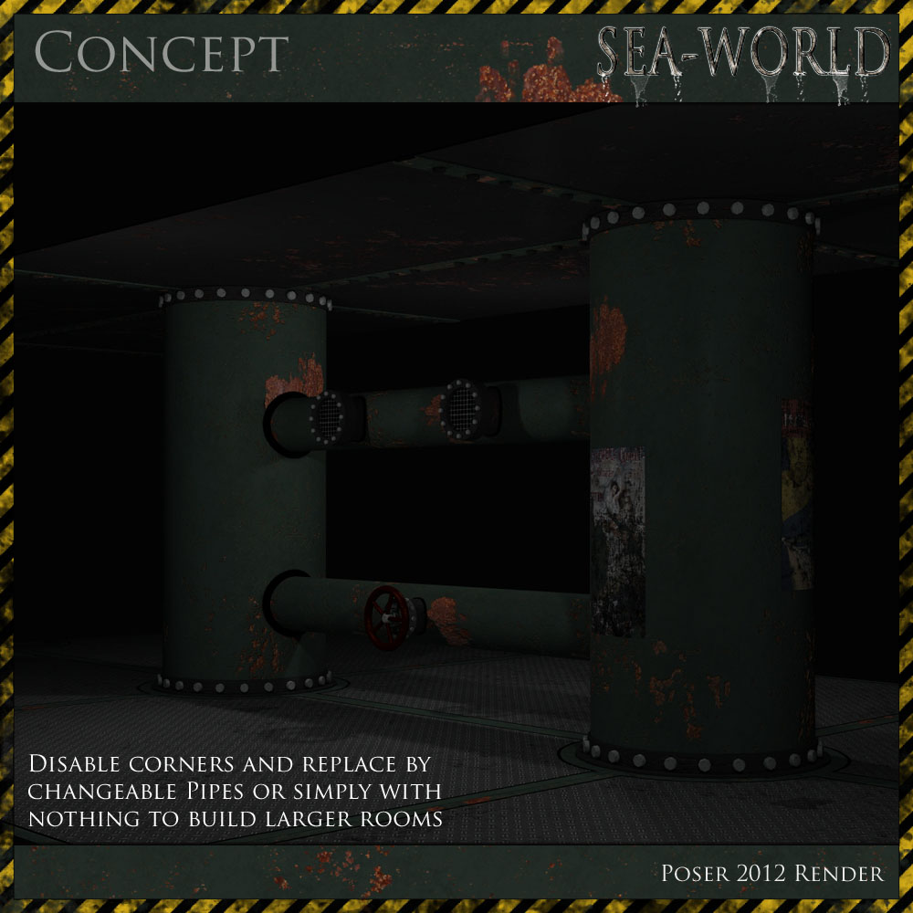 Seaworld Corridor-Room Construction Set by N/A