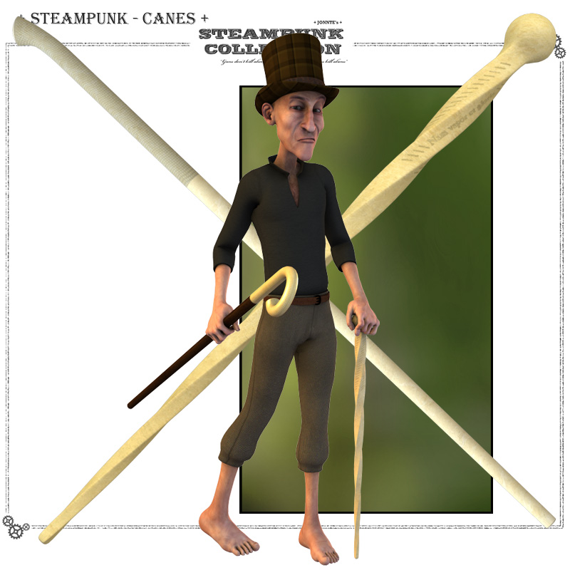SteamPunk - Walking Sticks by N/A