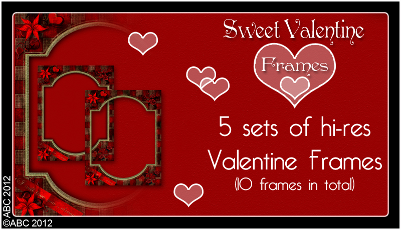 Sweet Valentine Frames by N/A