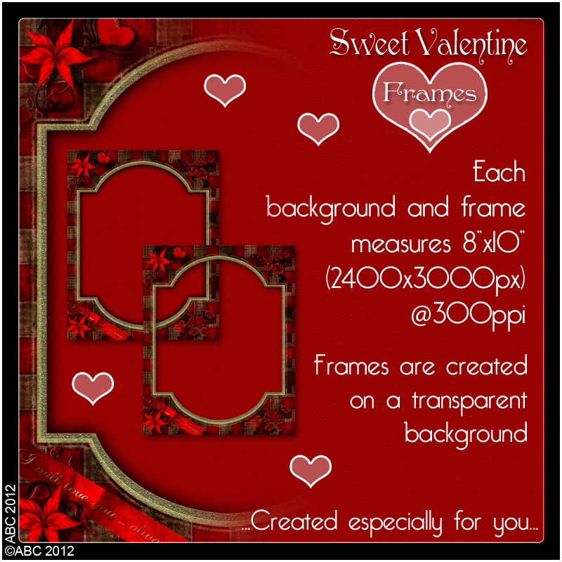 Sweet Valentine Frames by N/A