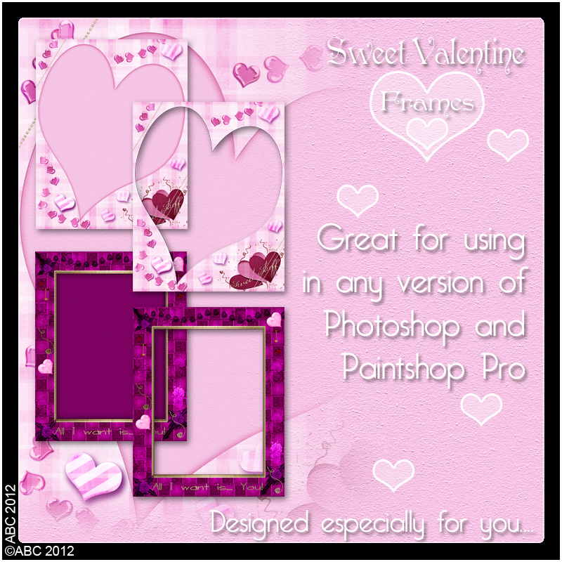 Sweet Valentine Frames by N/A