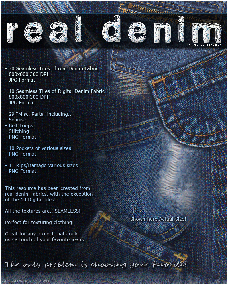 Merchant Resource: Real Denim by N/A