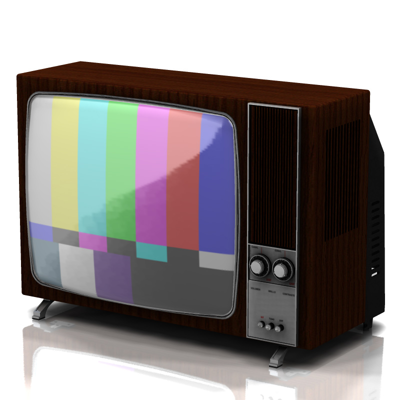 Television Set 1970 (for Poser) by N/A