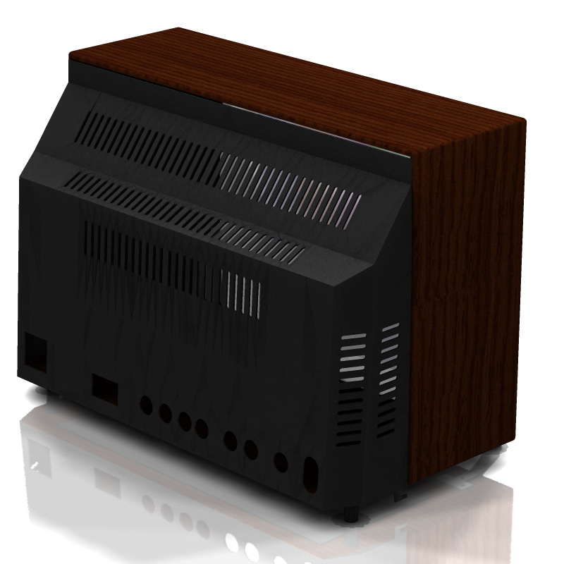 Television Set 1970 (for Poser) by N/A
