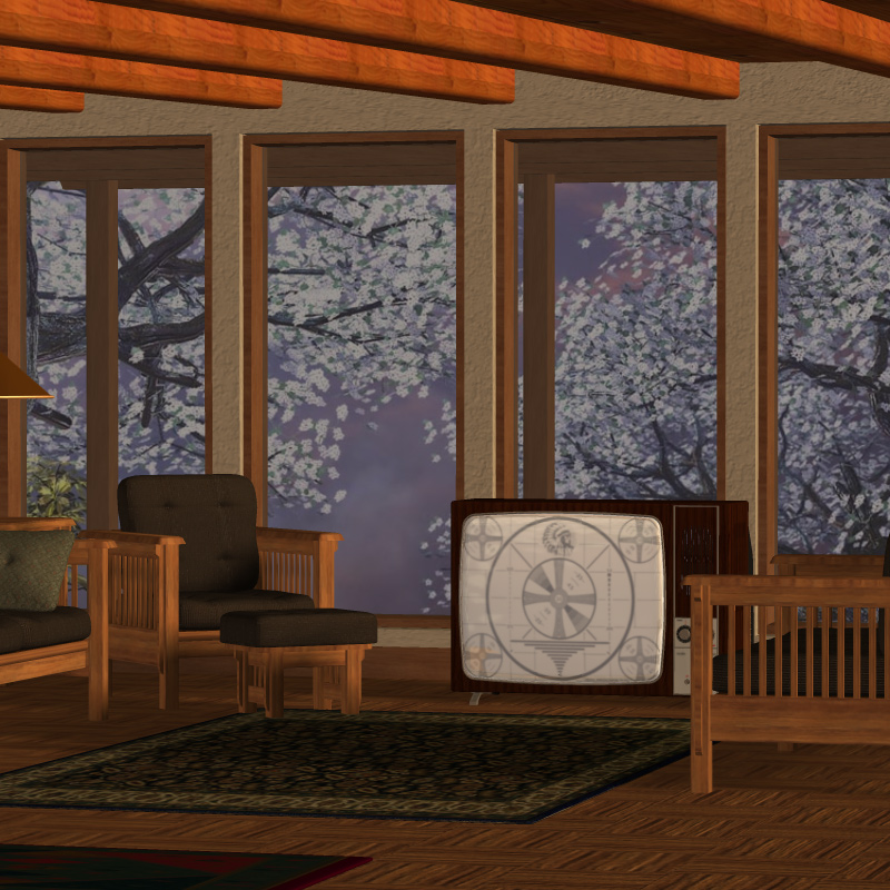 Television Set 1970 (for Poser) by N/A
