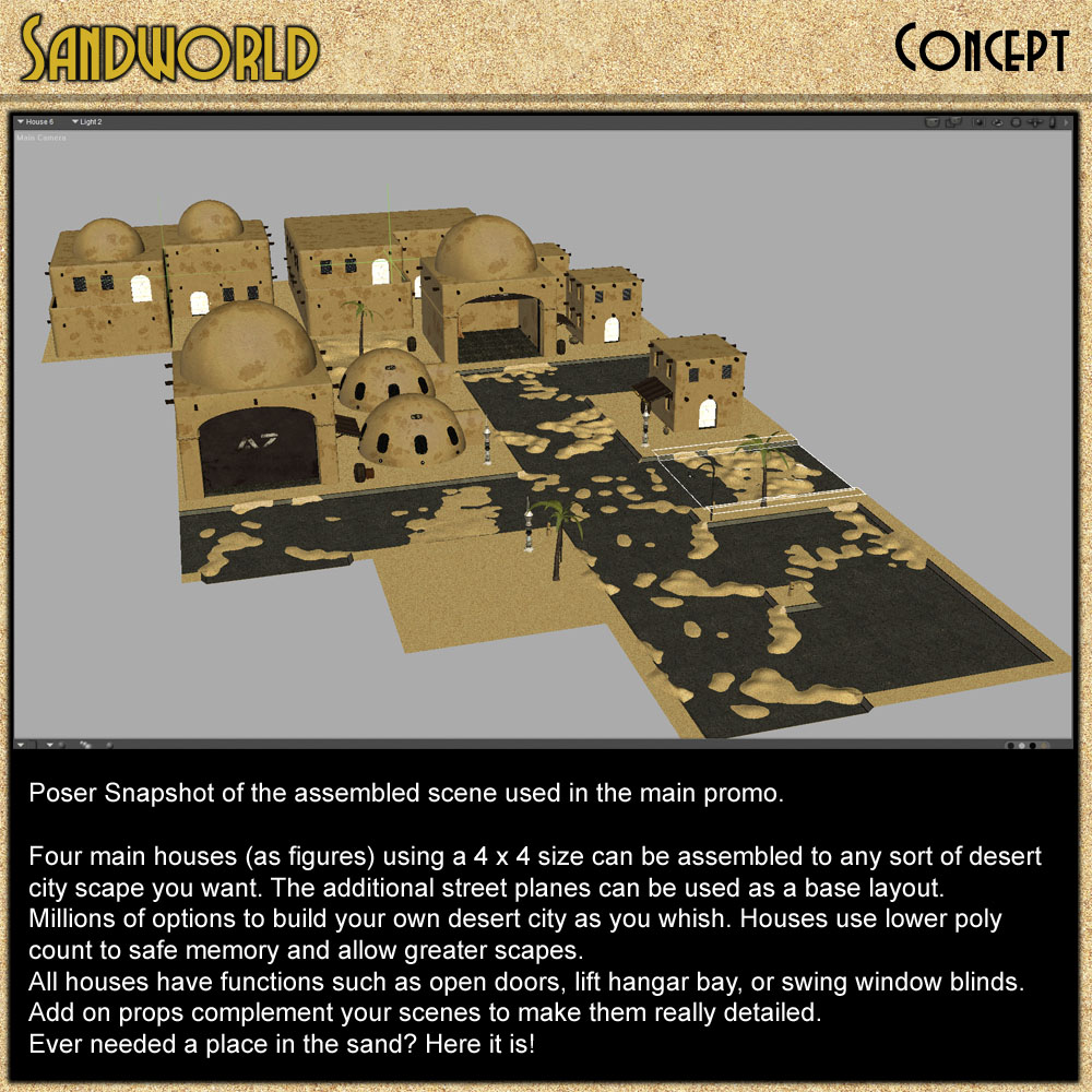 Sandworld City Construction Set by N/A
