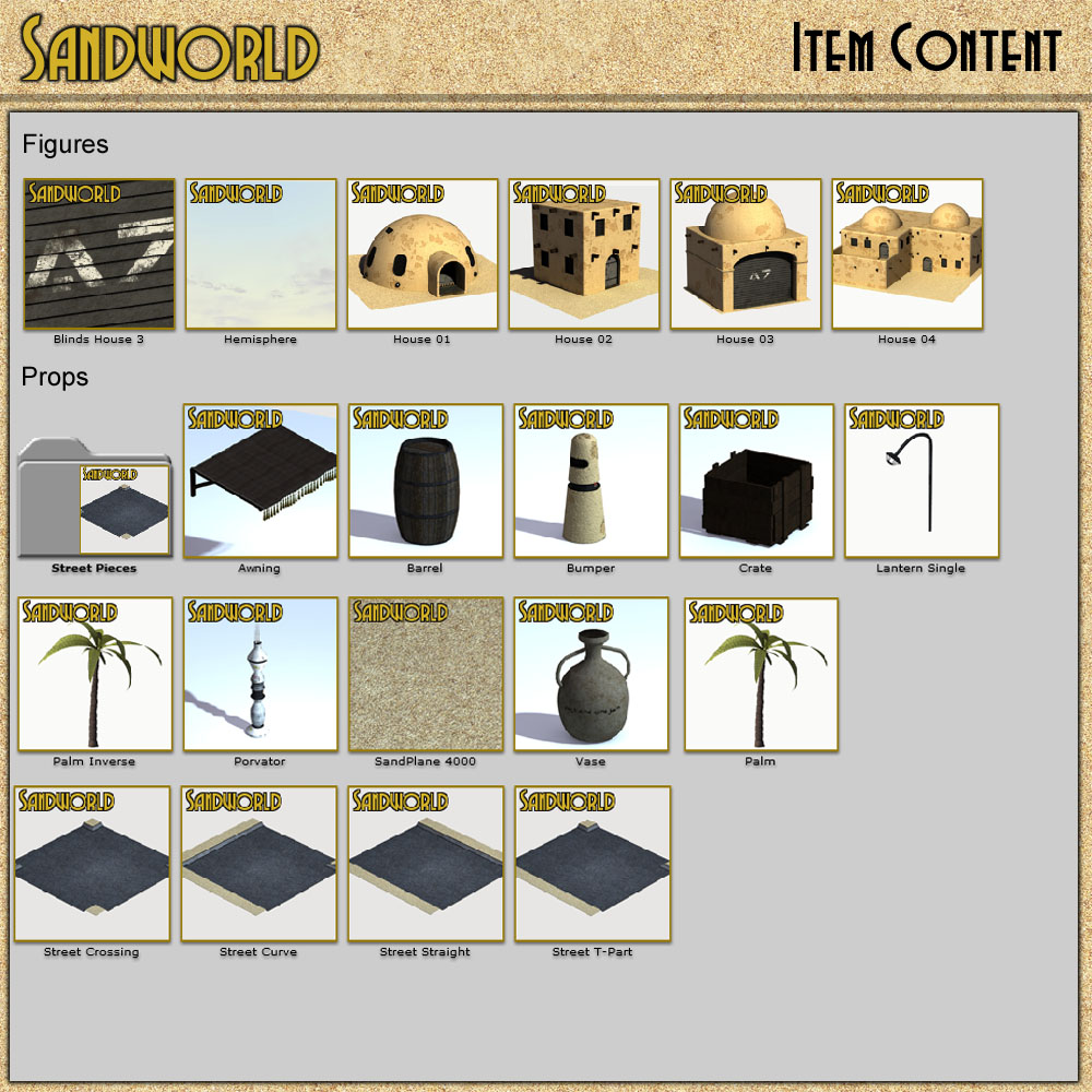Sandworld City Construction Set by N/A