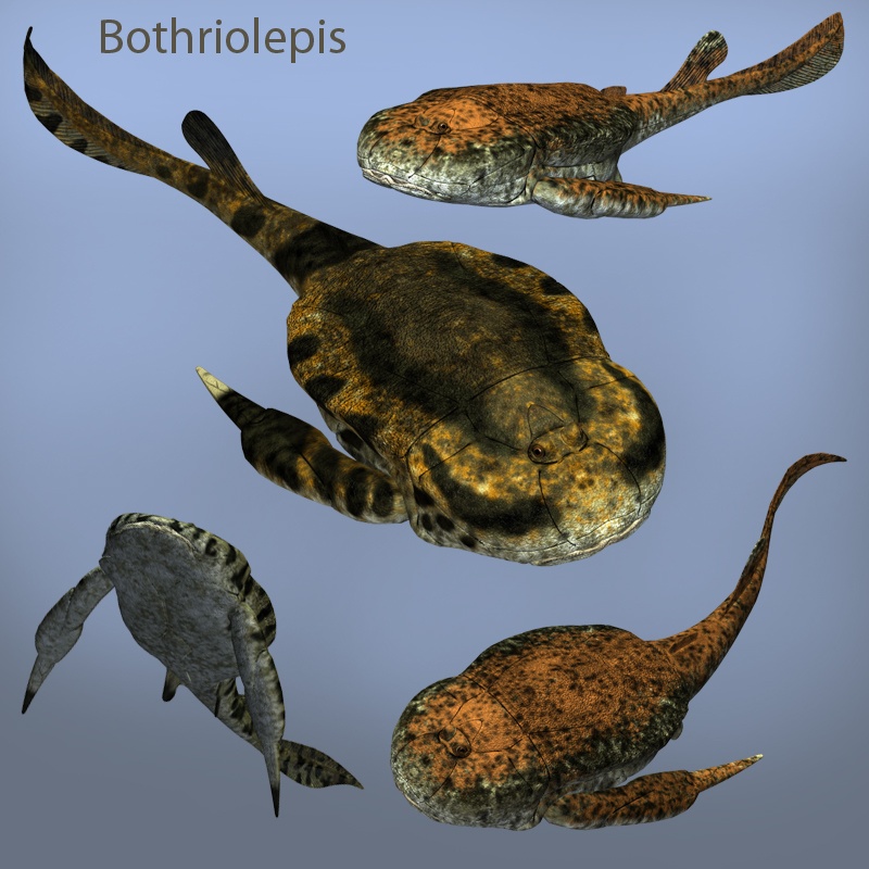 Devonian Fishes DR by N/A