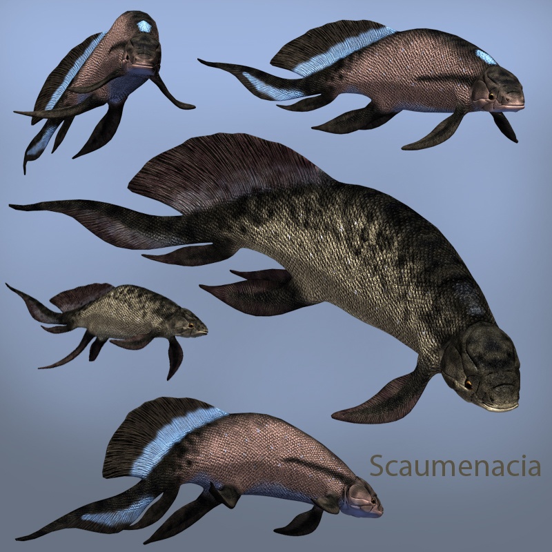 Devonian Fishes DR by N/A