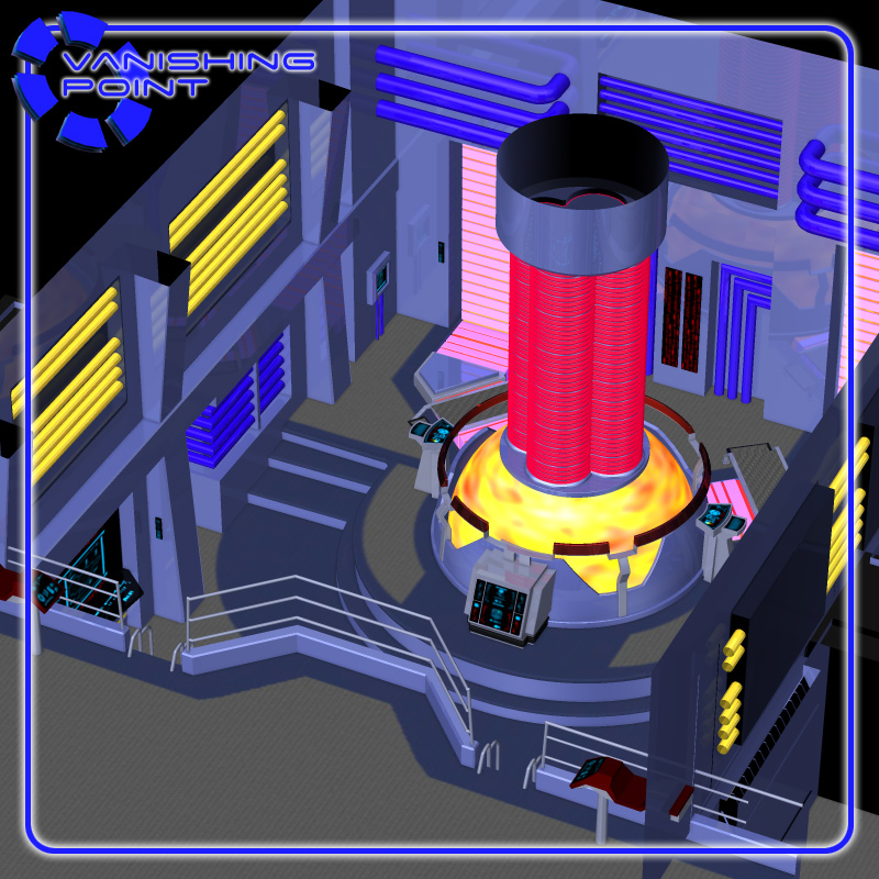 Starship Engineering Room (for Poser) by N/A