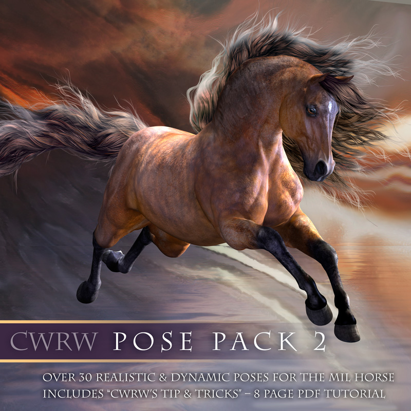 CWRW Mil Horse Pose Pack 2 by N/A