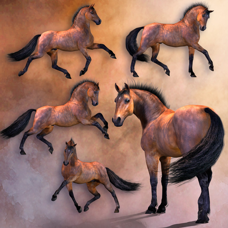CWRW Mil Horse Pose Pack 2 by N/A