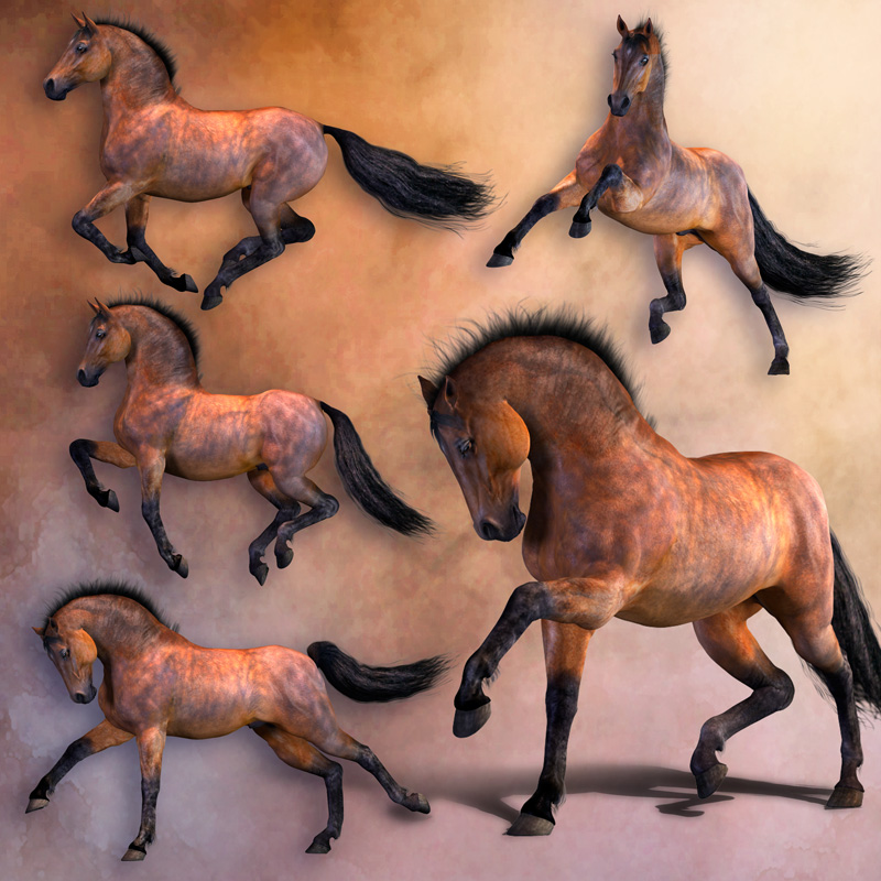 CWRW Mil Horse Pose Pack 2 by N/A