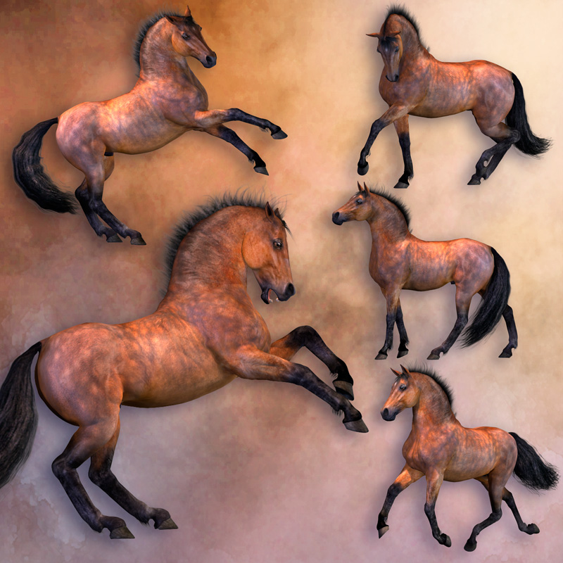 CWRW Mil Horse Pose Pack 2 by N/A