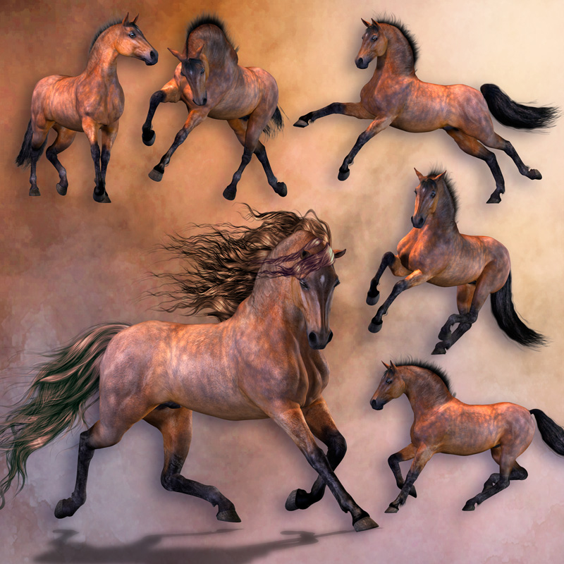 CWRW Mil Horse Pose Pack 2 by N/A