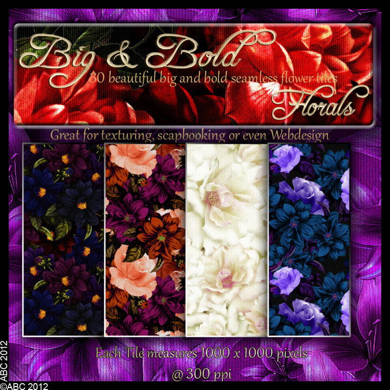 ABC Big-n-Bold Florals by N/A