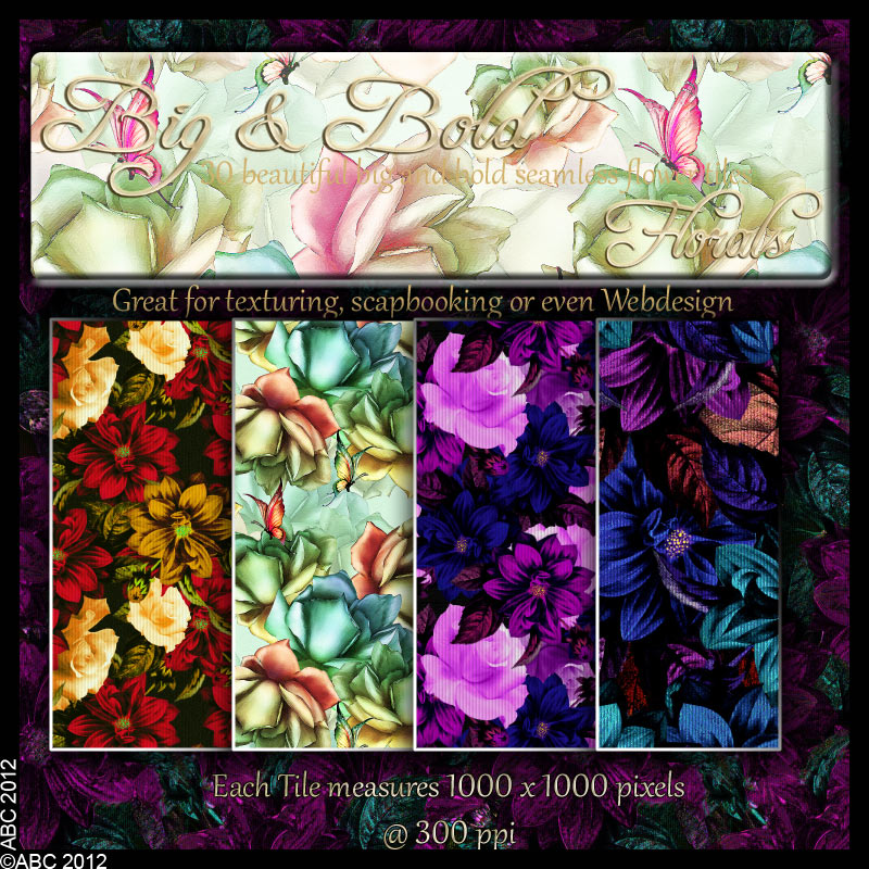 ABC Big-n-Bold Florals by N/A