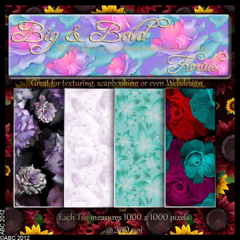 ABC Big-n-Bold Florals by N/A