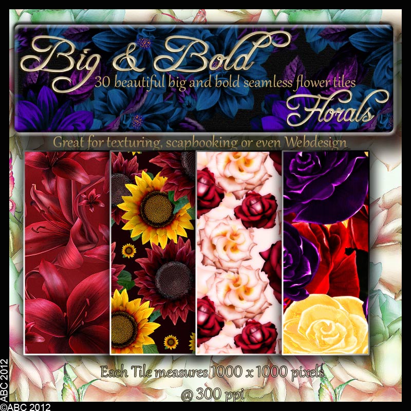 ABC Big-n-Bold Florals by N/A