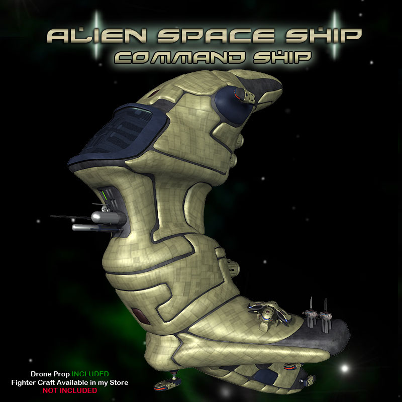 Alien Command Ship by N/A