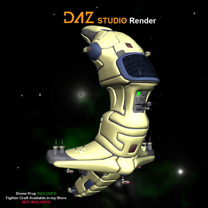 Alien Command Ship by N/A