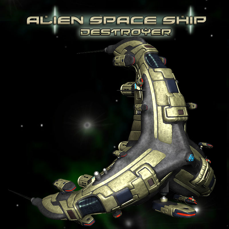 Alien Destroyer Class by N/A