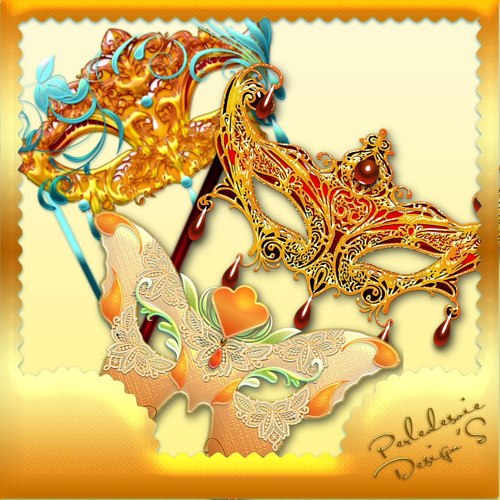 Masques de Carnaval by N/A