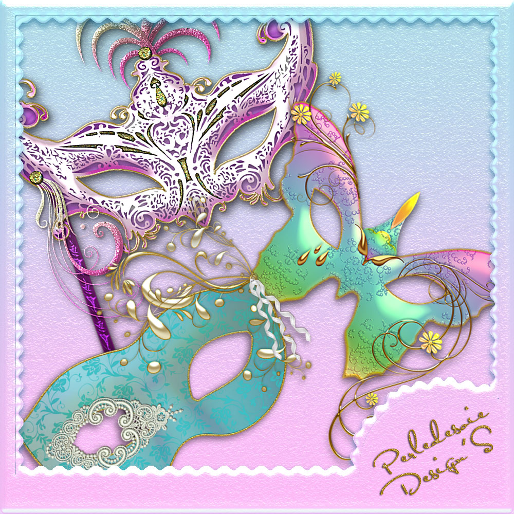 Masques de Carnaval by N/A
