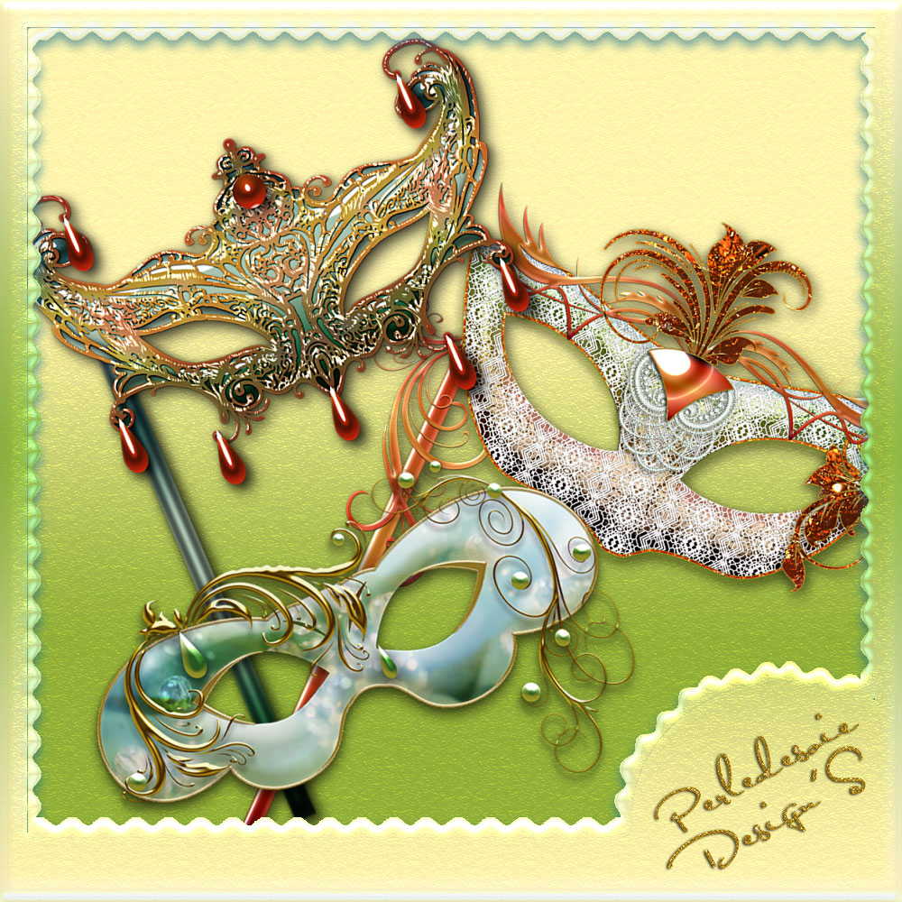 Masques de Carnaval by N/A