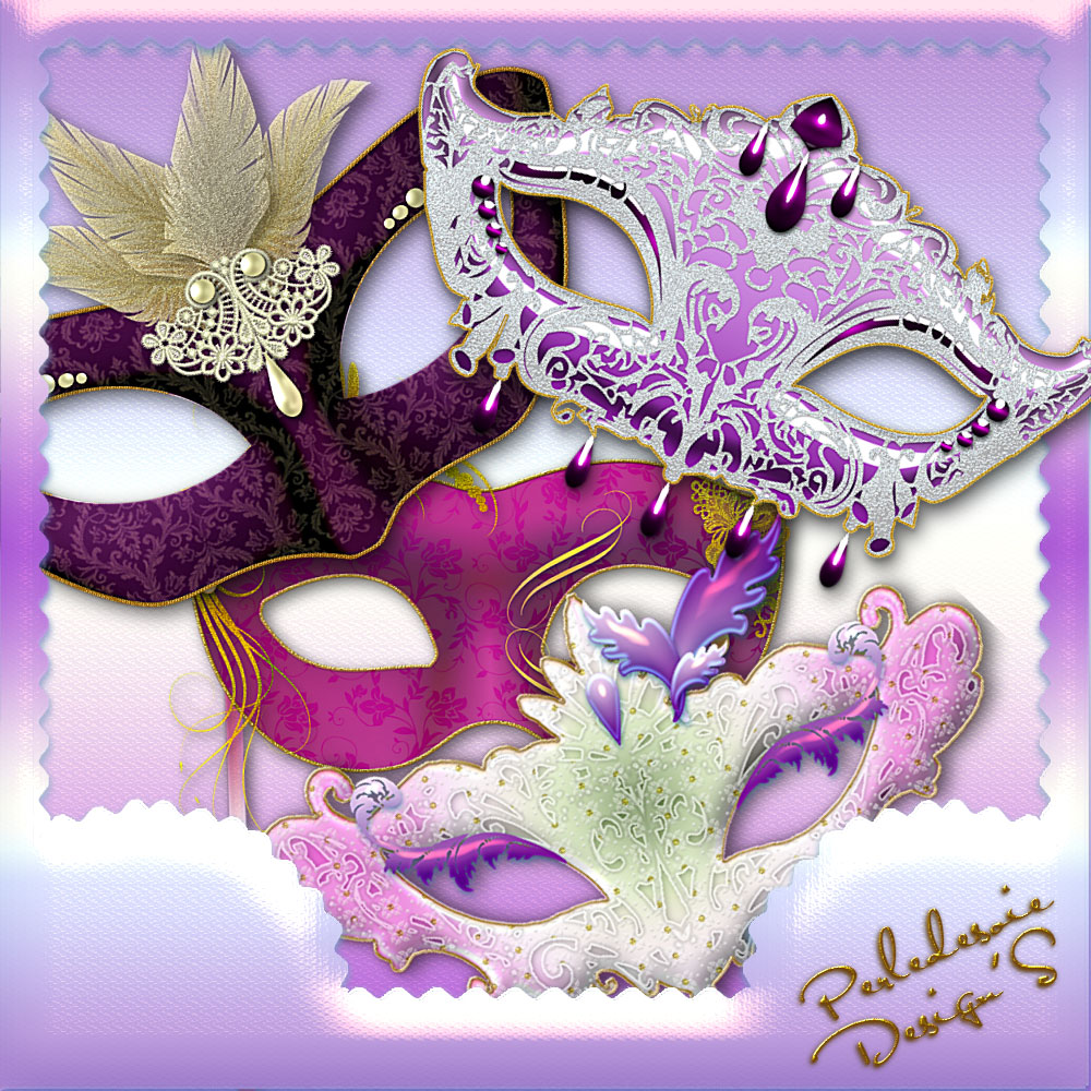 Masques de Carnaval by N/A