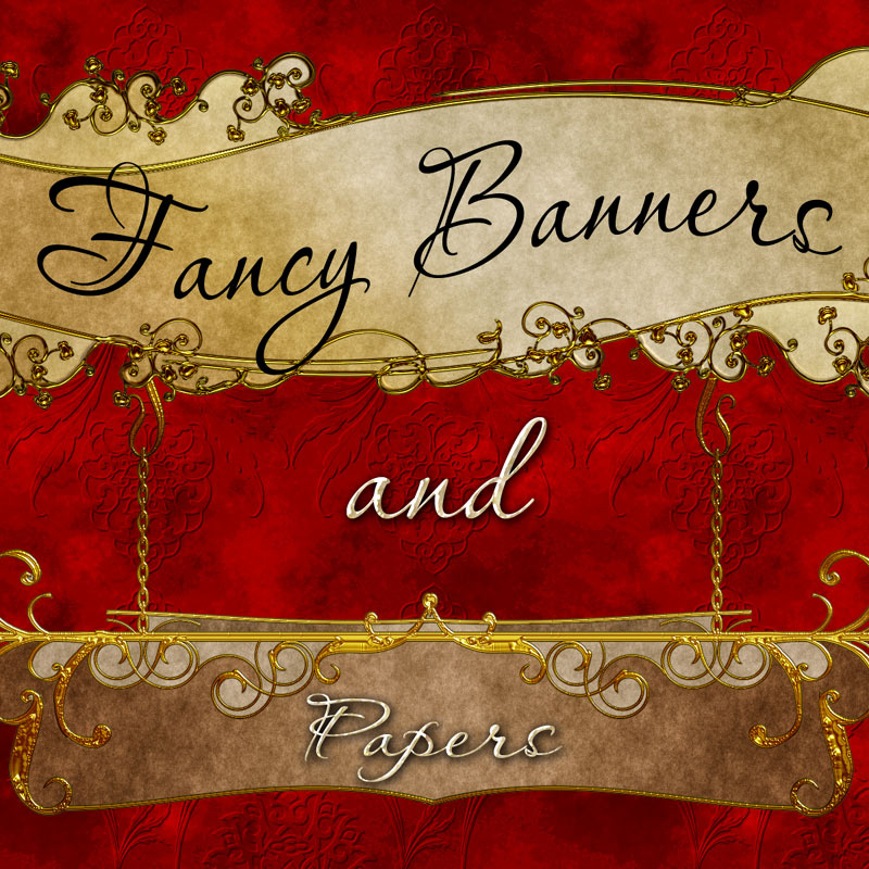 Fancy Banners & Papers by N/A