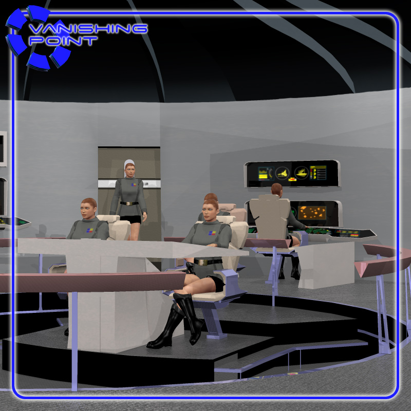 Starship Bridge 9 Poses (for Poser) by N/A