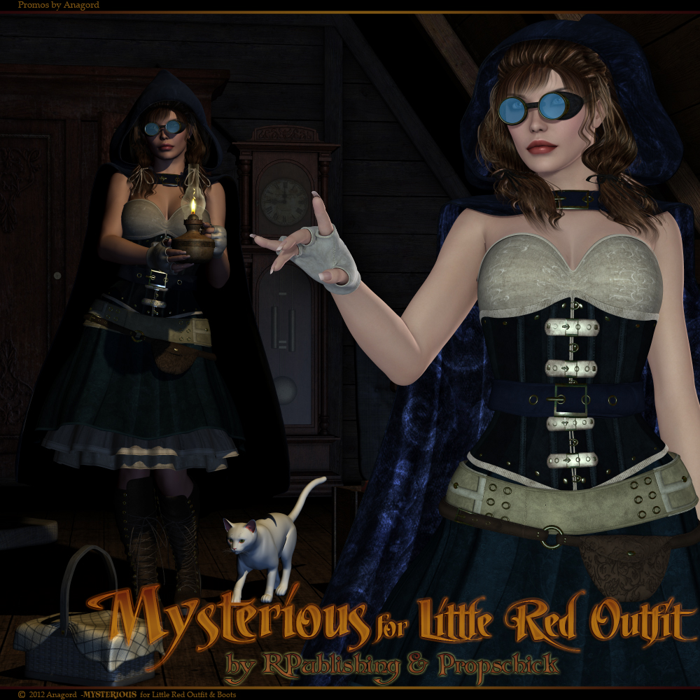 MYSTERIOUS for Little Red Outfit & Boots by N/A