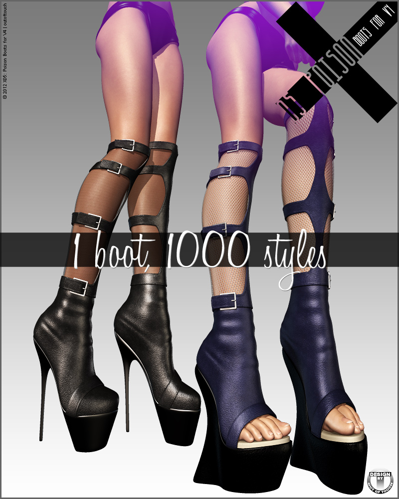 X05 Poison Boots for V4 A4 G4 by N/A