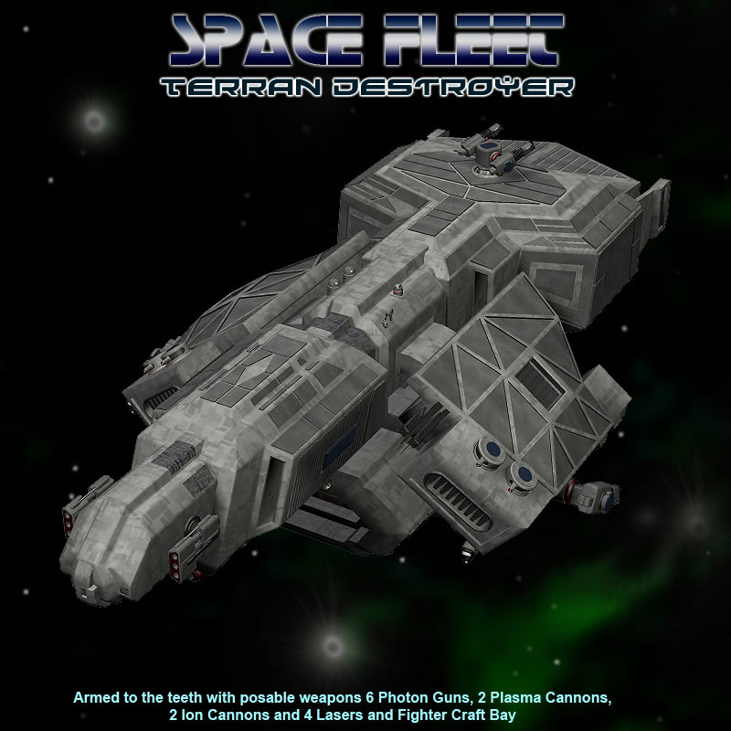 Space Ship Terran Destroyer by N/A